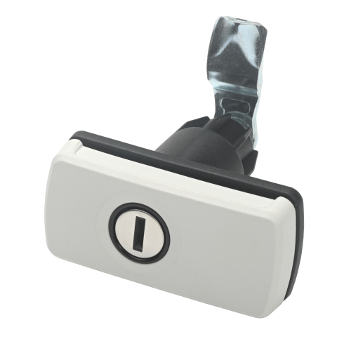STS Drehspannverschluss Slim-Line für STS-Steckzylinder weiß - Vorhängeschlösser & Verriegelungen