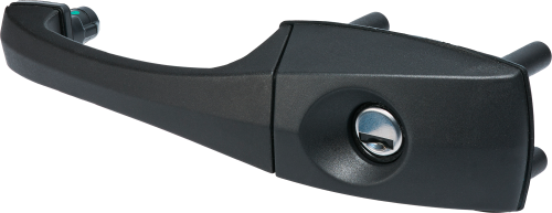 STS Reisemobilschloss ArcH für STS / Zadi Zylinder mit Außengriff schwarz und Innenschloss rechts / schwarz - Scharniere, Beschläge & Möbelzubehör