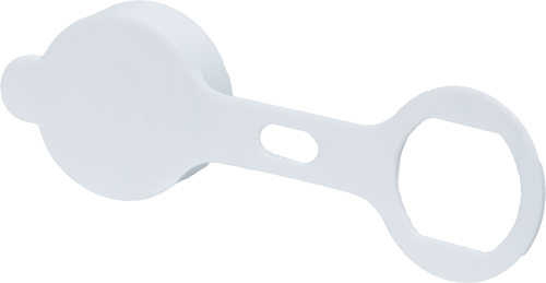 STS Staubkappe / Schmutzkappe für Metallschließzylinder 2011 weiß - Scharniere, Beschläge & Möbelzubehör