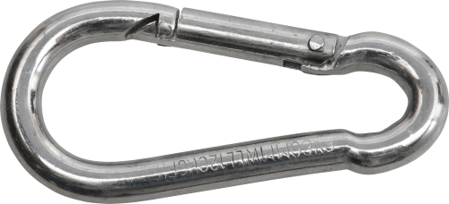 SWG DIN 5299-C Feuerwehrkarabinerhaken für Drahtseile und Stahlketten galvanisch verzinkt 6 mm  - Transportieren & Befestigen