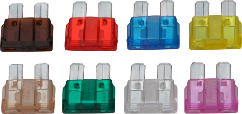 SWG Flachstecksicherung Standard Set 8-teilig 3-40 A inklusive Zange - Ersatzteile Fahrzeug