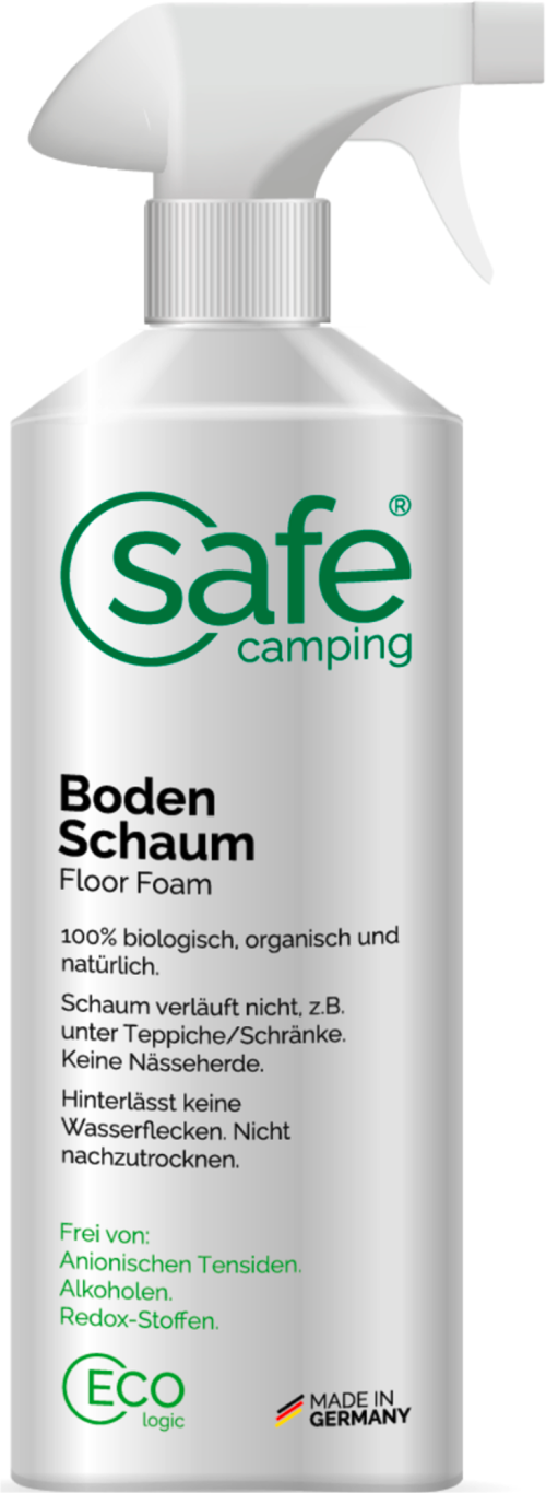 Safe Camping Bodenschaum Bodenreiniger 1000 ml - Innenbereich & Scheiben