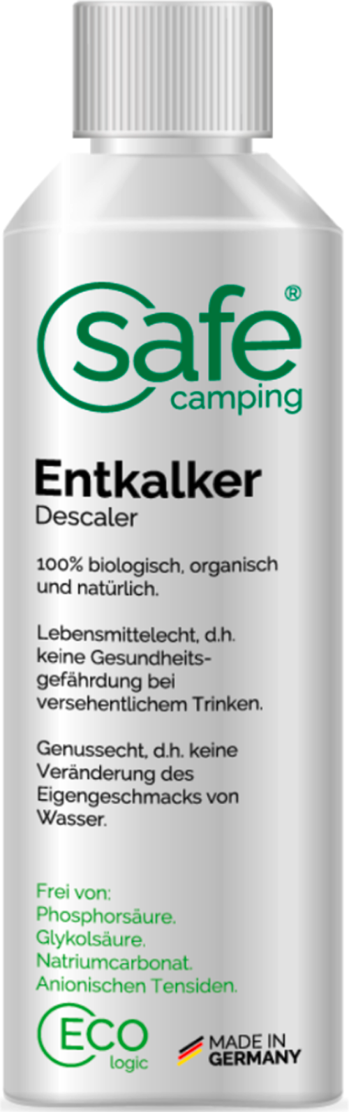 Safe Camping Entkalker Entkalkungsmittel 250 ml - Sanitärreiniger & Pflege