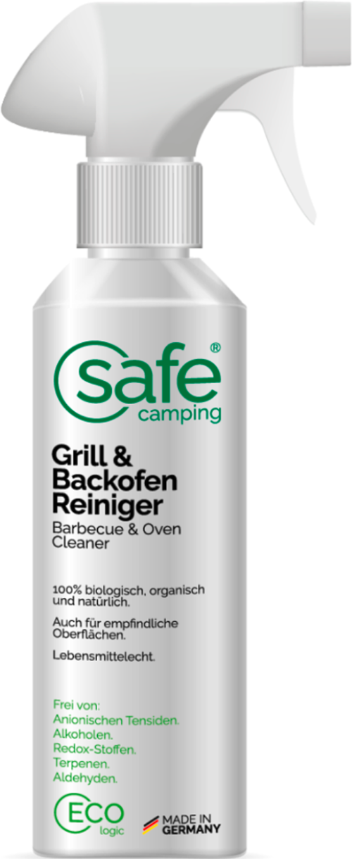Safe Camping Grill- & Backofen-Reiniger Intensivreiniger frei von Alkoholen 250 ml - Grillreiniger & -Bürsten