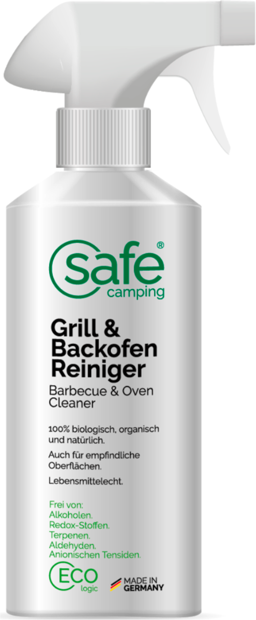 Safe Camping Grill- & Backofen-Reiniger Intensivreiniger frei von Alkoholen 500 ml - Grillreiniger & -Bürsten