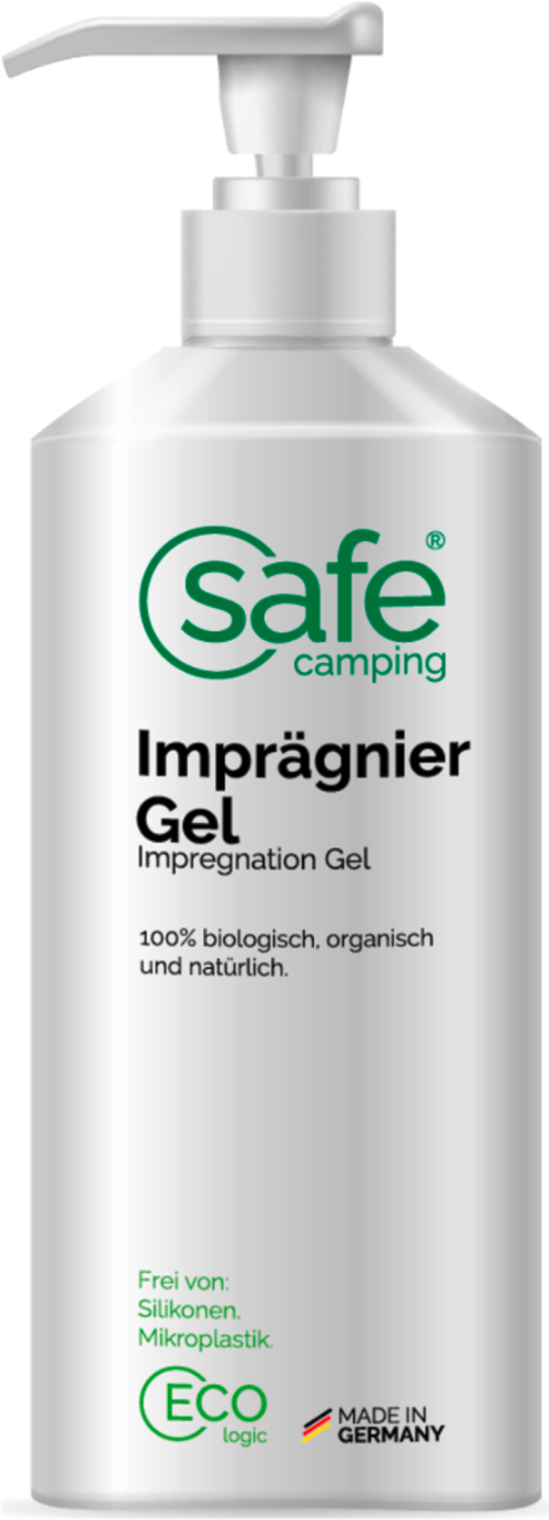 Safe Camping Imprägnier-Gel Nahtabdichter frei von Mikroplastik 500 ml - Imprägnieren, Reinigen, Pflegen