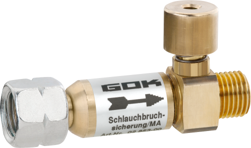 Schlauchbruchsicherung SBS/MA 50mbar 1,5kg/h G1/4L - Ventile & Gashähne von GOK