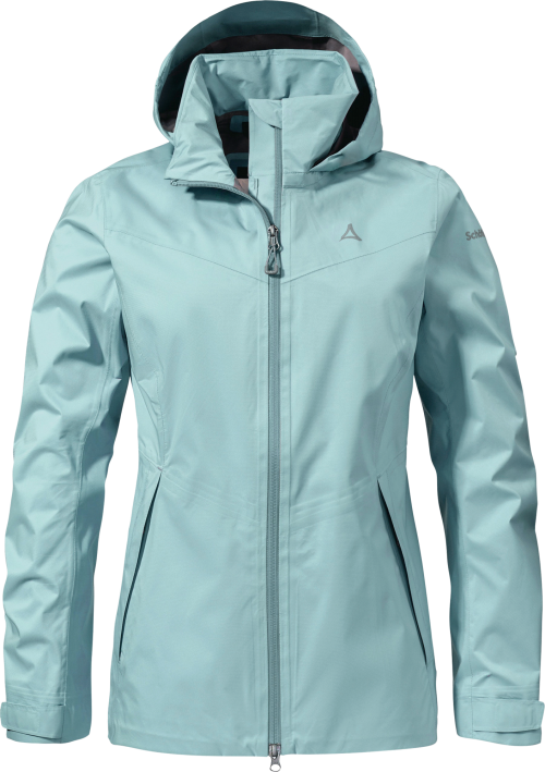 Schöffel 2.5L Jacket Aiplspitz L wasserdichte Wanderjacke Damen hellblau 46 - Damenjacken