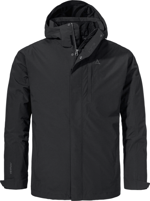Schöffel 3in1 Tamina Herren Doppeljacke schwarz 52 - Herrenjacken