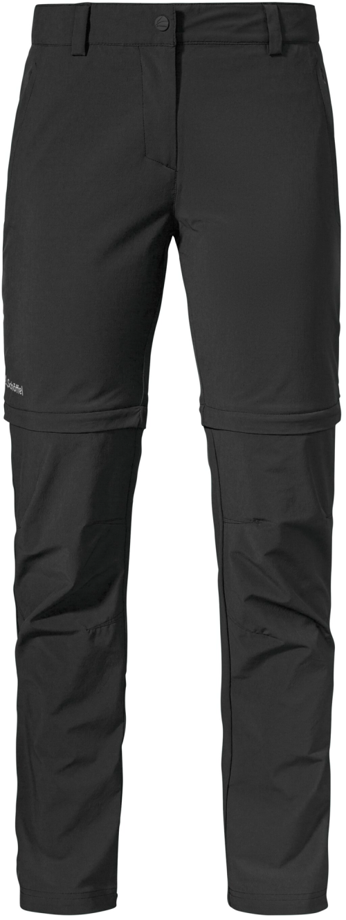 Schöffel Ascona Damen Zip-Off Wanderhose  schwarz 38 - Damenhosen, -röcke & -kleider