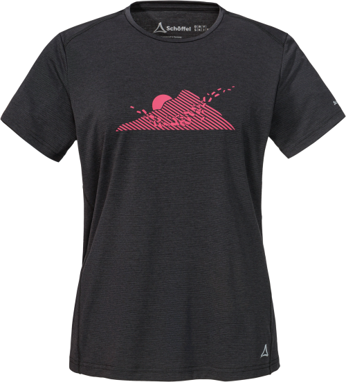 Schöffel CIRC L Sulten Damen T-Shirt schwarz 42 - Damenshirts, -blusen & -pullover