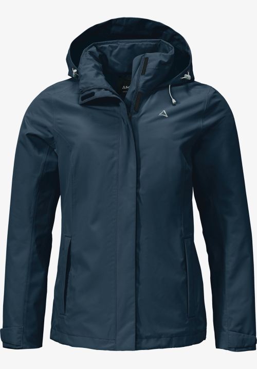 Schöffel Gmund L Damen Regenjacke dunkelblau 38 - Damenjacken