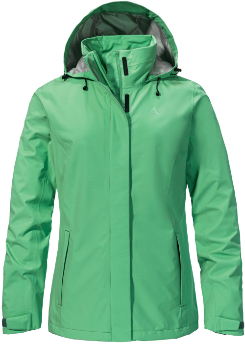 Schöffel Gmund L Damen Regenjacke grün 42 - Damenjacken