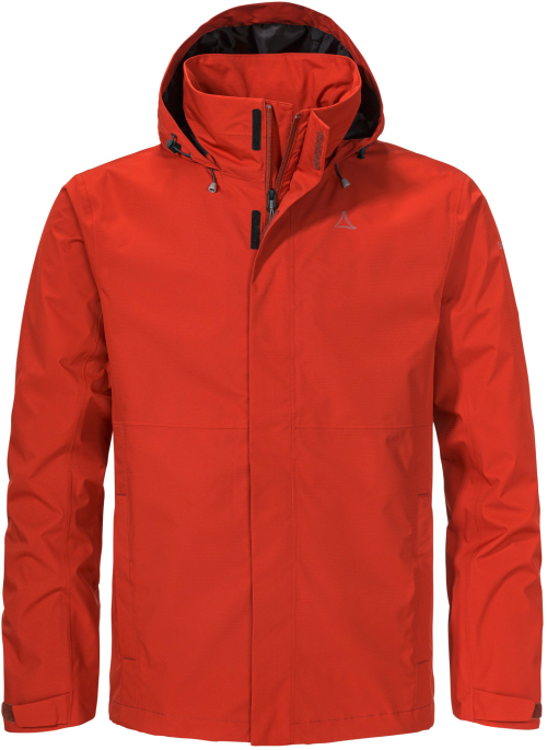 Schöffel Gmund M Herren Regenjacke rot 48 - Herrenjacken