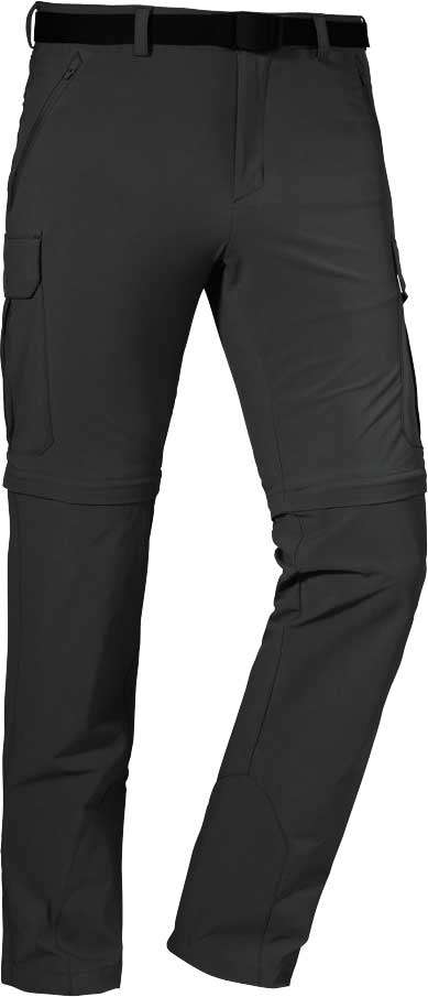 Schöffel Kyoto3 Herren Zipphose dunkelgrau 56 - Herrenhosen & -shorts