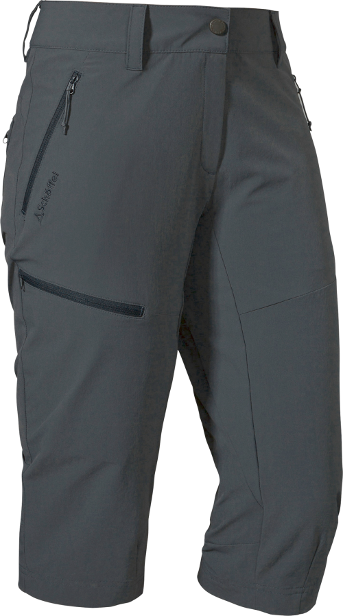 Schöffel Pants Caracas2 Funktionale ¾ Damenhose dunkelgrau 44 - Damenhosen, -röcke & -kleider