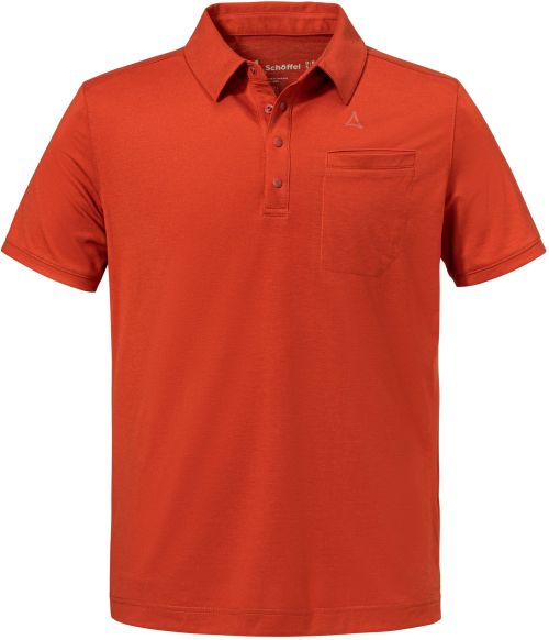 Schöffel Ramseck M Herren Poloshirt  rot 58 - Herrenshirts, -hemden & -pullover