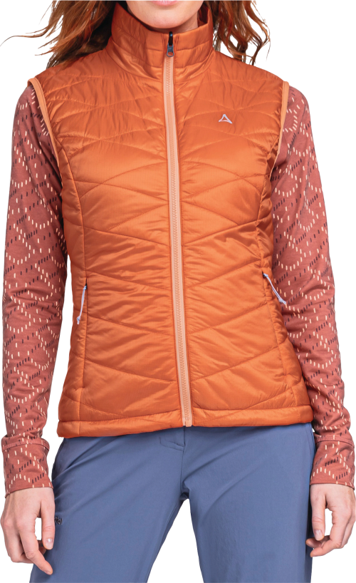 Schöffel Seewand Vest Damen Wanderweste orange 44 - Damenjacken