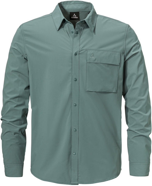 Schöffel Style Dunajec Herren Trekkinghemd hellblau 48 - Herrenshirts, -hemden & -pullover