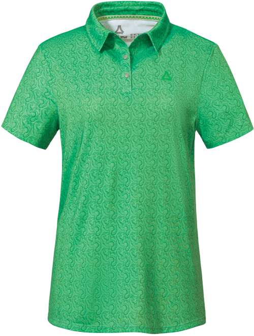 Schöffel Style Fraydo Damen Poloshirt grün 38 - Damenshirts, -blusen & -pullover