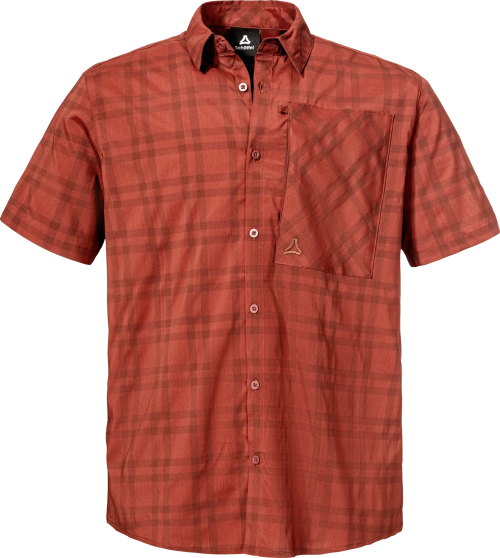Schöffel Style Frolya Herren Trekkinghemd rot 56 - Herrenshirts, -hemden & -pullover
