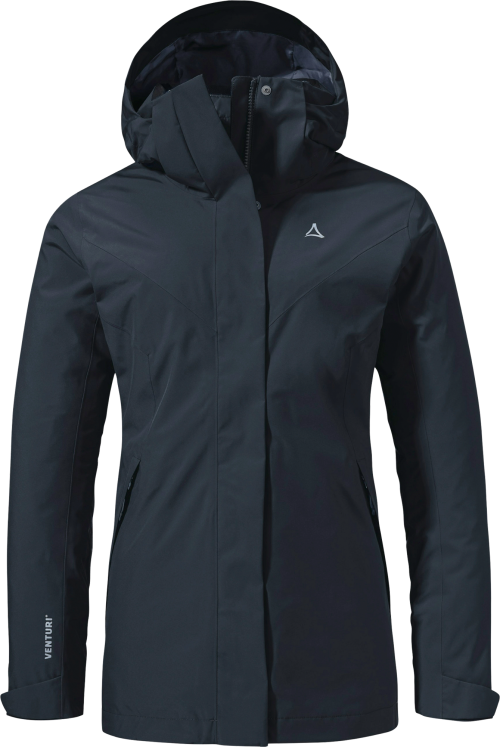 Schöffel Tamina 3in1 Damenjacke dunkelblau 44 - Damenjacken