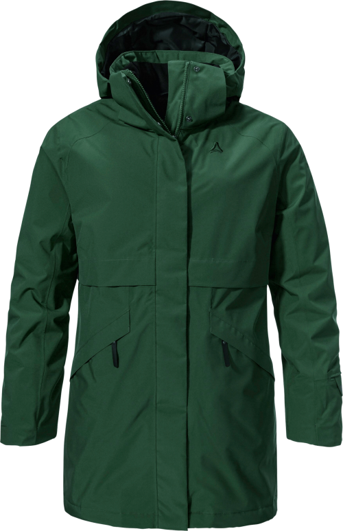 Schöffel Urban Ins Parka Style Malkay Damenjacke dunkelgrün 44 - Damenjacken