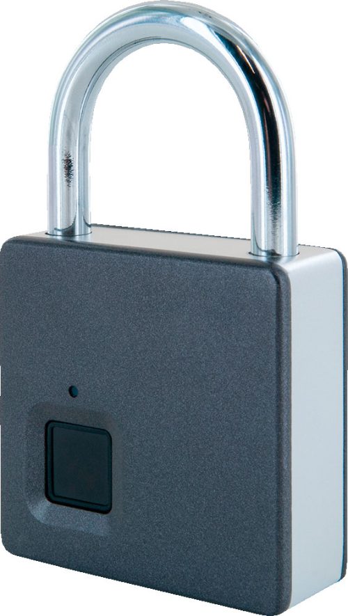 Schwaiger Bügelschloss mit Fingerabdrucksensor & Notfallschlüssel  - Vorhängeschlösser & Verriegelungen