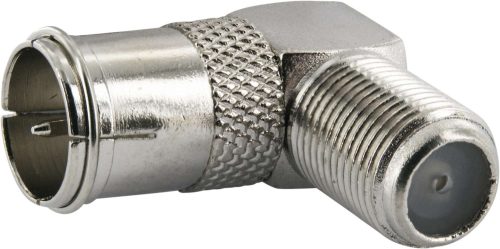 Schwaiger F-Quick Winkeladapter silber - Kabel & Verbinder