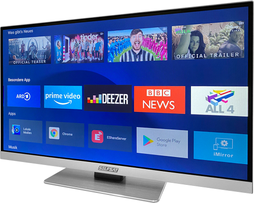 Selfsat Smart Camp Camping Fernseher 24 Zoll Frameless - Fernseher