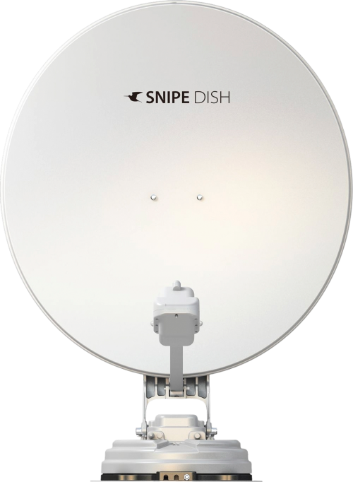 Selfsat Snipe Dish 2 BT Connect Vollautomatische Satellitenantenne Twin LNB / Auto Skew 65 cm - Camping-Sat-Anlagen