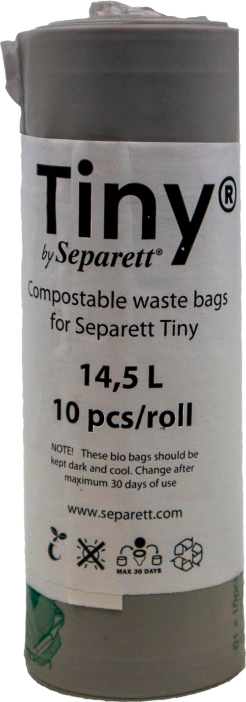 Separett Tiny Abfallbeutel kompostierbar bis 14,5 Liter 10 Stück - Abfallbehälter