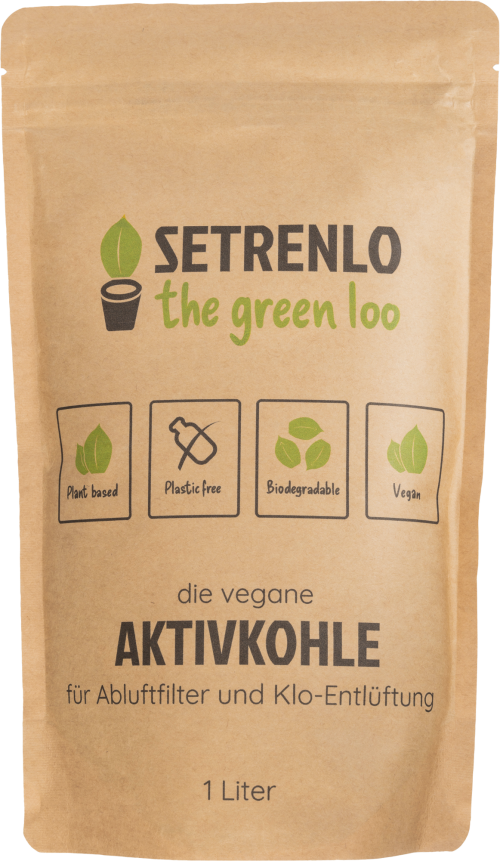 Setrenlo Vegane Aktivkohle für Abluftfilter und Klo-Entlüftung  - Toilettenentlüftungen & Zubehör