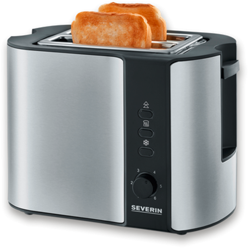 Severin AT 2589 Automatik-Toaster 800 W silber - Campingtoaster