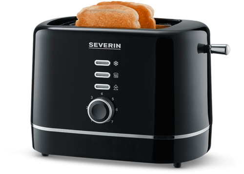 Severin AT 4321 Toaster 850 W schwarz  - Campingtoaster