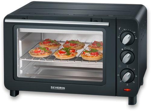 Severin TO 2042 Back- und Toastofen 1200 W schwarz - Backöfen