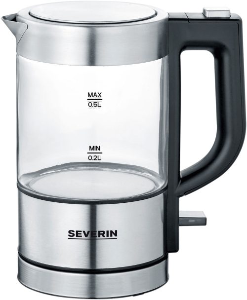 Severin WK 3472 Mini Glas-Wasserkocher 1.100 W 500 ml - Kaffeemaschinen & Wasserkocher