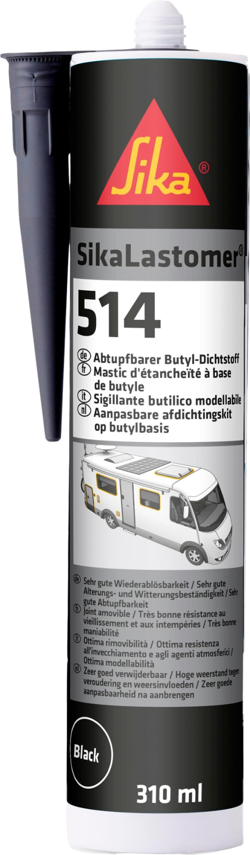 Sika Dichtstoff Lastomer 514 in Kartusche 310 ml schwarz - Klebstoffe & Dichtmittel