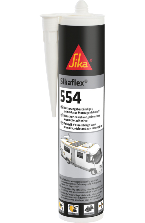 Sika Sikaflex 554 Montageklebstoff Kartusche Weiß 300 ml - Klebstoffe & Dichtmittel