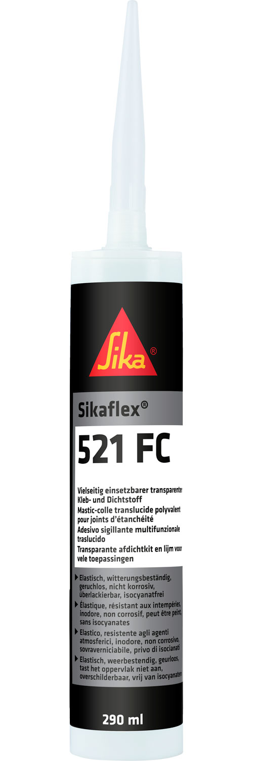 Sikaflex 521 FC Kleb- und Dichtmasse transparent 290 ml - Klebstoffe & Dichtmittel