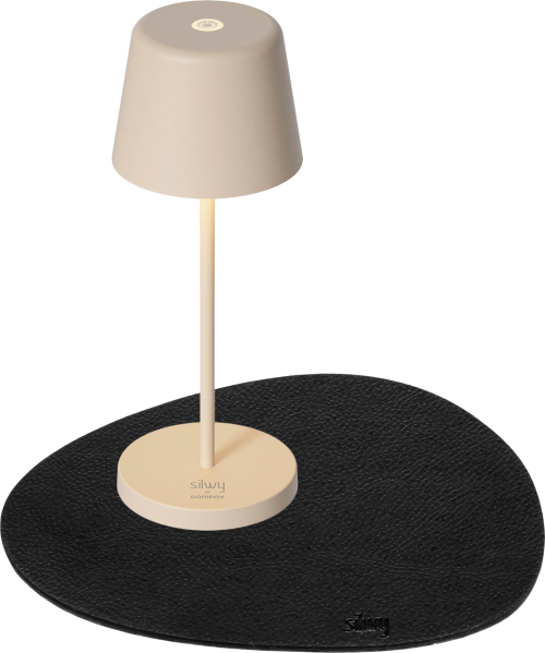 Silwy LED-Magnet-Leuchte Monaco akkubetrieben inklusive Platzset sand - LED Campingleuchten