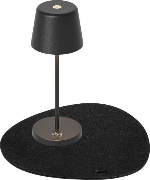 Silwy LED-Magnet-Leuchte Monaco akkubetrieben inklusive Platzset schwarz - LED Campingleuchten