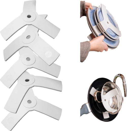 Silwy Magnet Adapter Sandwich Bundle für das Fixieren von Geschirr 5 Stück - Sonstiges Küchenzubehör