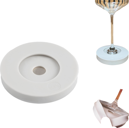 Silwy Magnet-Kondom für Stielgläser GREY inkl. Pad - Halterungen und Befestigungen