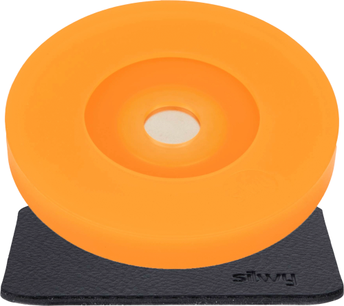 Silwy Magnet-Kondom für Stielgläser ORANGE inkl. Pad - Halterungen und Befestigungen