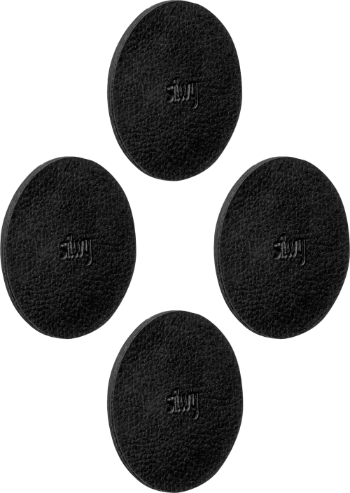 Silwy Magnet-Pads 6,5 cm 4er Set schwarz - Ordnungssysteme