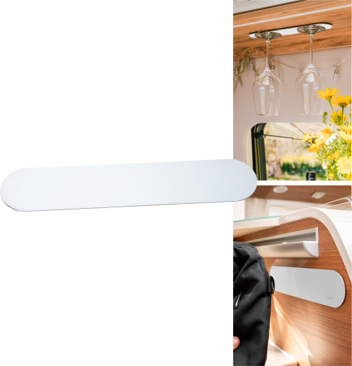 Silwy Metall-Leiste 25 cm für Magnet-Geschirr & Haken - Ordnungssysteme