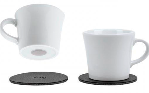 Silwy Porzellan Magnet-Espressotassen 2er-Set (70 ml)  - Becher & Tassen