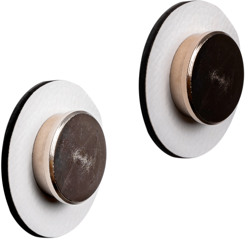 Silwy Smart Magnet-Pins inkl. Metall Nano Gel Pads Weiß - Ordnungssysteme