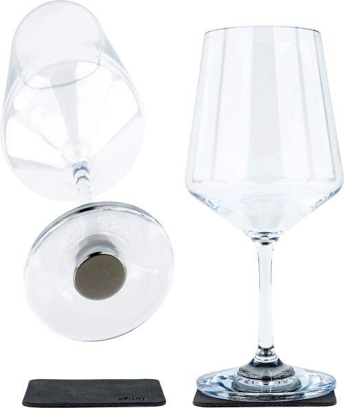 Silwy Wein Classic Magnet-Kunststoffgläser 2 Stück 500 ml - Gläser
